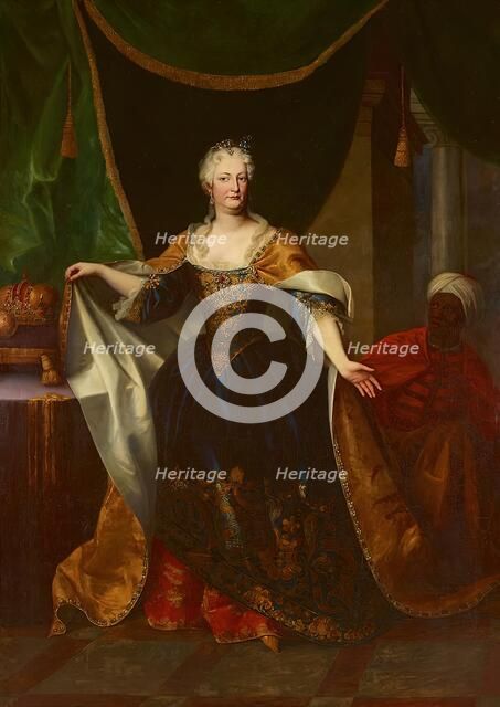 Elisabeth Christine von Braunschweig-Wolfenbüttel, 1730. Creator: Johann Gottfried Auerbach.