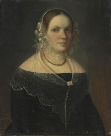 Elisabeth Christine Frolich, 1834. Creator: Carl Peter Lehmann