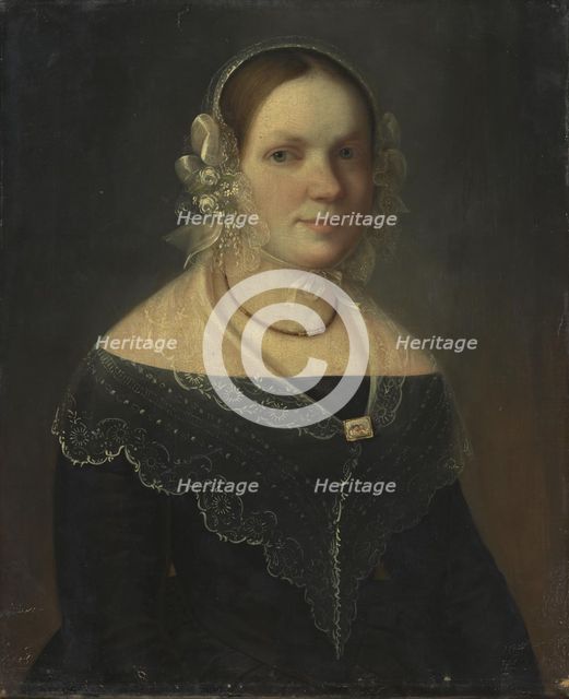 Elisabeth Christine Frolich, 1834. Creator: Carl Peter Lehmann.