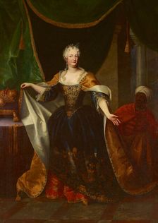 Elisabeth Christine of Brunswick-Wolfenbüttel (1691-1750), ca 1730. Creator: Auerbach, Johann Gottfried (1697-1753)