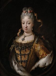 Elisabeth Farnese, between 1718 and 1722. Creator: Miguel Jacinto Meléndez