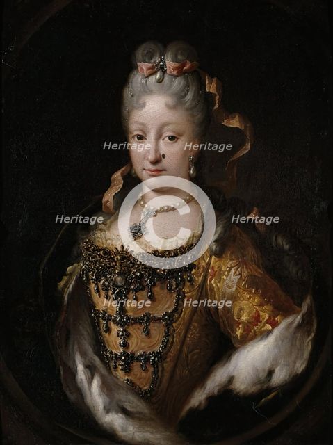Elisabeth Farnese, between 1718 and 1722. Creator: Miguel Jacinto Meléndez.