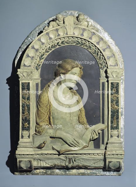 Elisabeth Freifrau von Herzogenberg, 1885-1886. Creator: Adolf von Hildebrand.