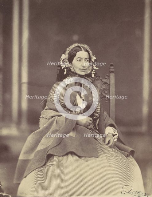 Elisabeth Höusermann, 1850s-60s. Creator: Franz Antoine.