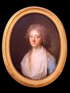 Elisabeth (Lisa) de la Calmette, f. baronesse Iselin, 1802-1860. Creator: Jens Juel