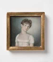 Elisabeth Louise Schneijtz (1767-1851) m. 1) Sagnür, 2) Terrade, late 18th-early 19th century. Creator: Johann Carl Frederik Viertel