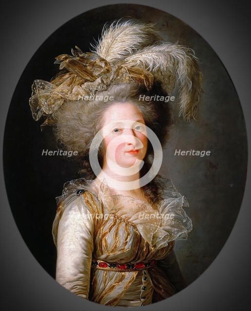 Élisabeth Philippine Marie Hélène de Bourbon. Artist: Labille-Guiard, Adélaïde (1749-1803)