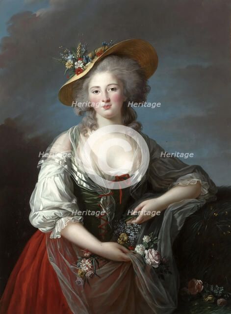 Élisabeth Philippine Marie Hélène de Bourbon. Artist: Vigée-Lebrun, Marie Louise Elisabeth (1755-1842)