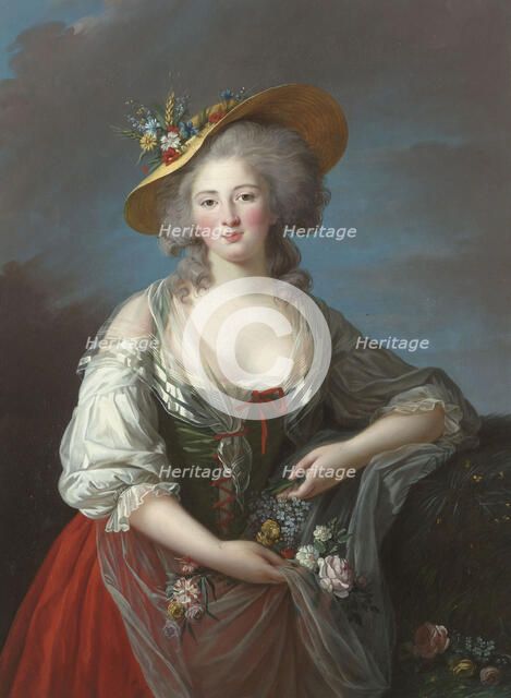Élisabeth Philippine Marie Hélène de Bourbon. Artist: Vigée-Lebrun, Marie Louise Elisabeth (1755-1842)