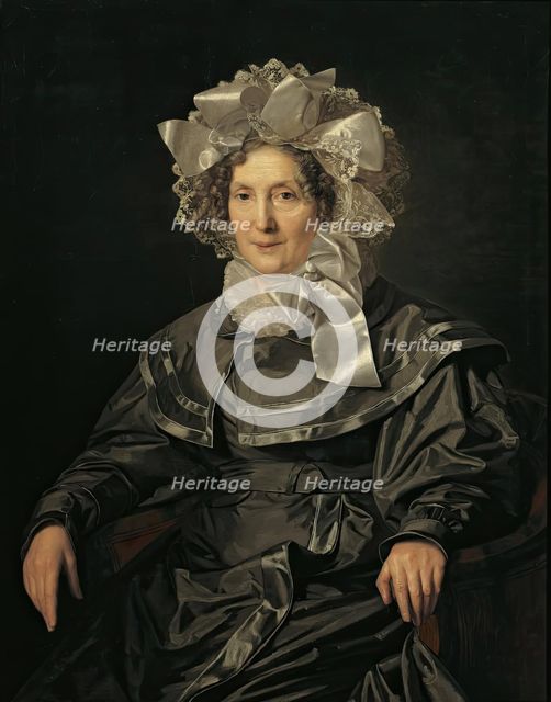 Elisabeth Waldmüller, the artist's mother, 1830. Creator: Ferdinand Georg Waldmuller.