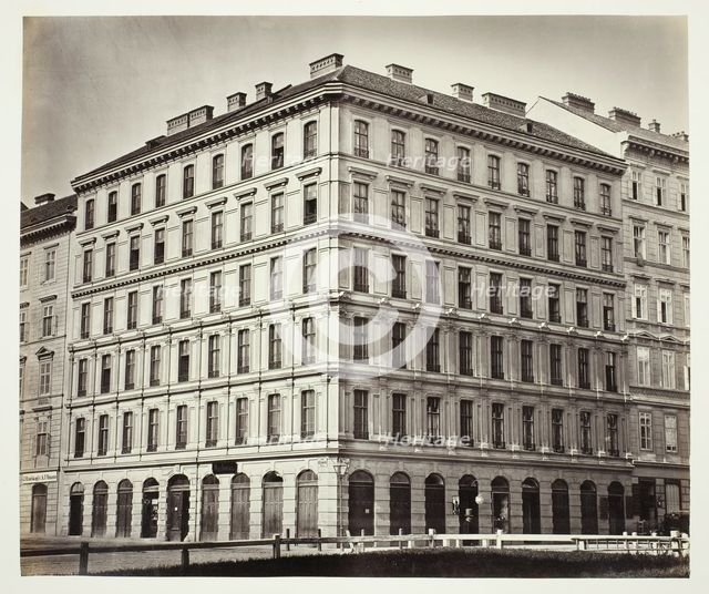 Elisabethstraße No. 8, Zinshaus des Grafen Otto Abensberg und Traun, 1860s. Creator: Unknown.