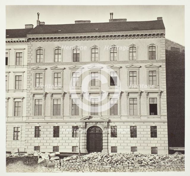 Elisabethstraße No. 18, Wohnhaus Senior Excellenz des Grafen Trautmansdorf, 1860s. Creator: Unknown.