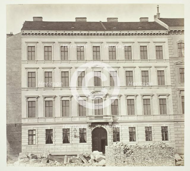 Elisabethstraße No. 20, Wohnhaus des Herrn E. von Dusy, 1860s. Creator: Unknown.