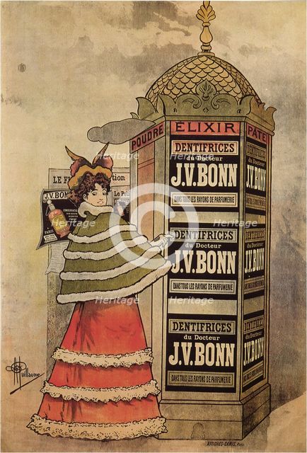 Elixir-Dentifrices du Docteur J. V. Bonn, 1893. Artist: Guillaume, Albert (1873-1942)