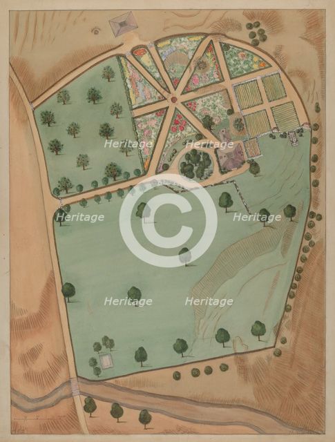 Eliza Jumel Estate, c. 1936. Creator: Virginia Richards.