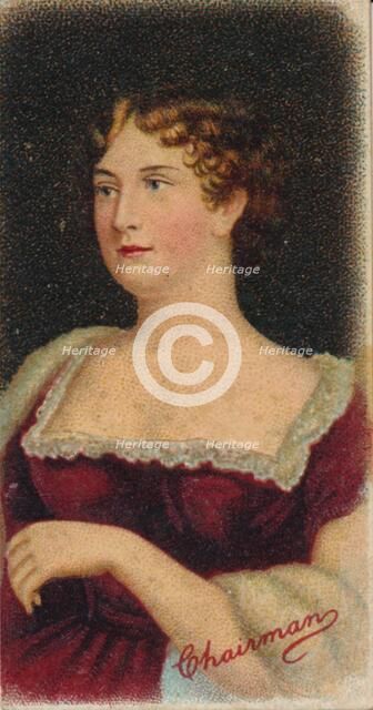 Eliza O'Neill (1791-1872) was an Irish actress, 1912. Artist: Unknown