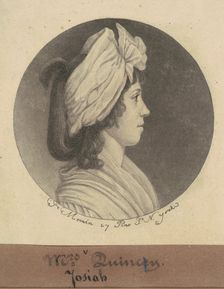 Eliza Susan Morton Quincy, 1797. Creator: Charles Balthazar Julien Févret de Saint-Mémin