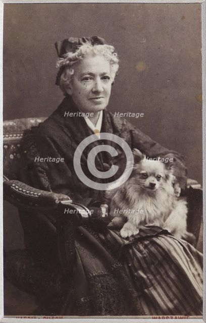 Elizaveta Vasilyevna Salias De Tournemire (1815-1892), née Sukhovo-Kobylina, 1891.