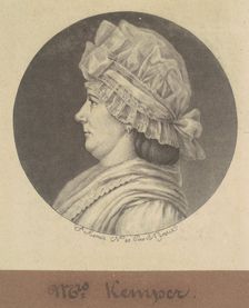 Elizabeth Marius Kemper, 1797. Creator: Charles Balthazar Julien Févret de Saint-Mémin