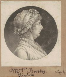 Elizabeth May Busti, 1807. Creator: Charles Balthazar Julien Févret de Saint-Mémin