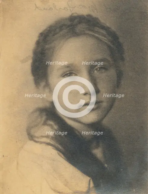 Elizabeth O'Malley McFarland, about 1914. Creator: Gertrude Kasebier.