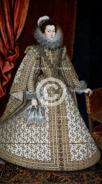 Elizabeth of Bourbon, Wife of Philip IV of Spain, c1620. Creator: Rodrigo de Villandrando.