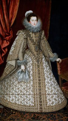 Elizabeth of Bourbon, Wife of Philip IV of Spain, c1620. Creator: Rodrigo de Villandrando