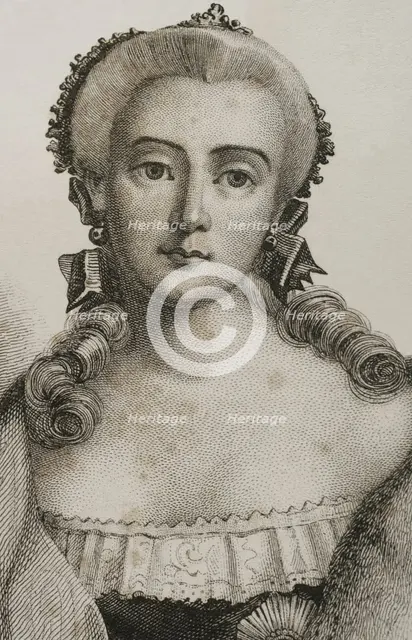 Elizabeth of Russia, 1839.  Creator: Manceau.