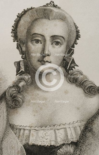 Elizabeth of Russia, 1839.  Creator: Manceau.
