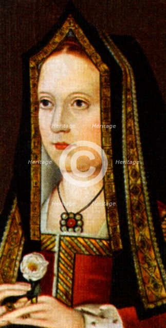 Elizabeth of York. Artist: Unknown