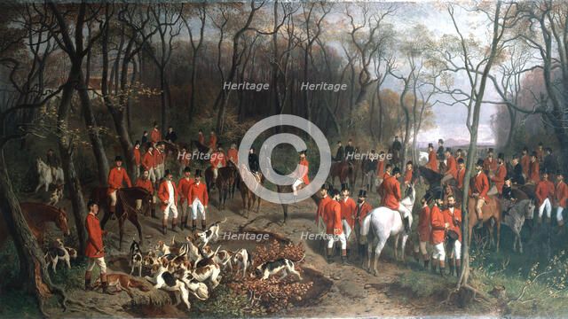 'Elizabeth at the Hunt', late 19th century. Artist: Wilhelm Richter