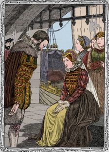 Elizabeth at Traitor's Gate, 1902. Artist: Patten Wilson
