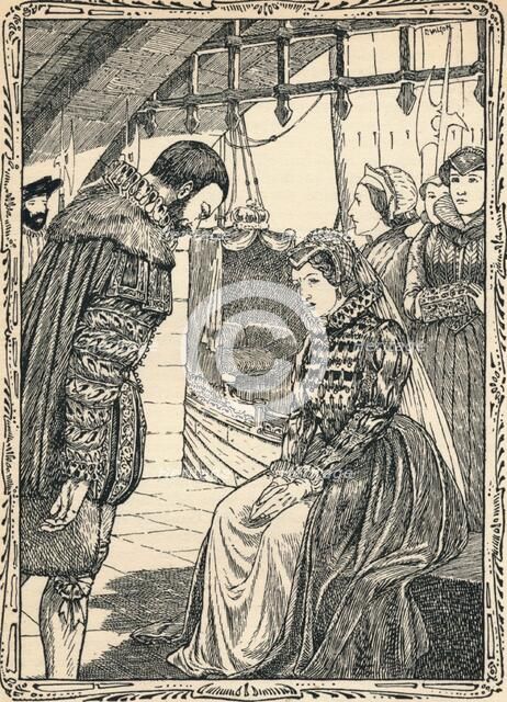 Elizabeth at Traitor's Gate, 1902. Artist: Patten Wilson