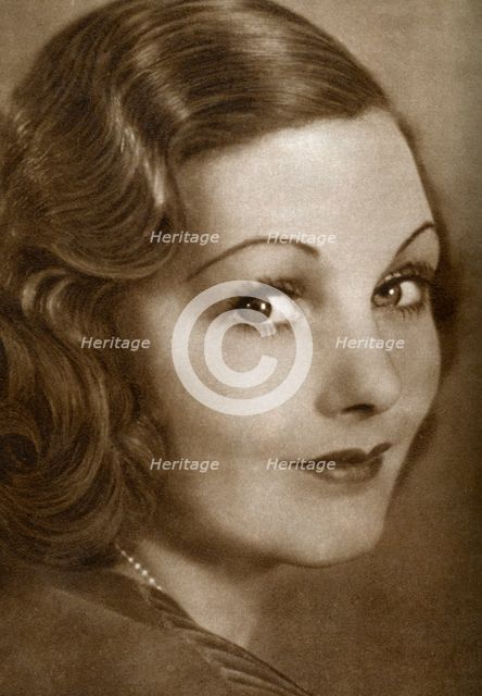 Elizabeth Allan, English actress, 1933. Artist: Unknown