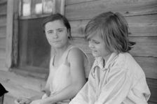 Elizabeth and Ida Tengle, Hale County, Alabama, 1936. Creator: Walker Evans