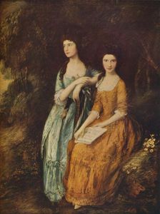 Elizabeth and Mary Linley c1772. Artist: Thomas Gainsborough