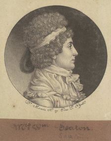 Elizabeth Ann Bayley Seton, 1797. Creator: Charles Balthazar Julien Févret de Saint-Mémin