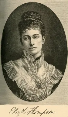 Elizabeth Butler 1883. Creator: Unknown