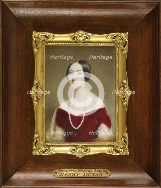 Elizabeth Baynton Markoe Camac, c1840. Creator: Henry Inman.