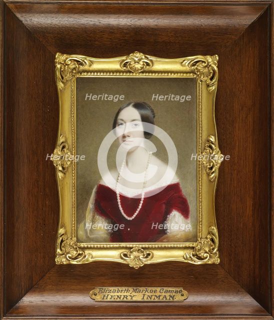 Elizabeth Baynton Markoe Camac, c1840. Creator: Henry Inman.