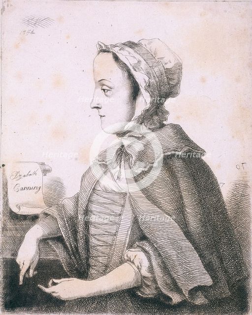 Elizabeth Canning, malefactor, c1753. Artist: Anon