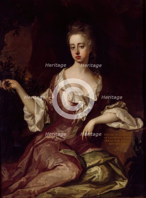 Elizabeth Countess of Sandwich (c.1674-1757), 1690-1740. Creator: Michael Dahl.