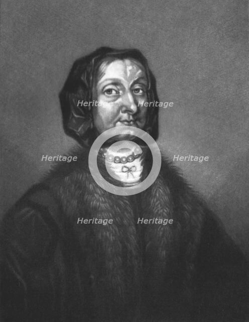 ''Elizabeth Cromwell (Steward), mother of Oliver Cromwell; Obit 1654', 1810. Creator: Charles Turner.