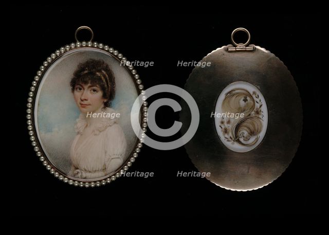 Elizabeth Du Hamel?, ca. 1805. Creator: Henry Jacob Burch.