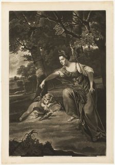 Elizabeth, Duchess of Manchester and Her Son, c. 1770. Creator: James Watson