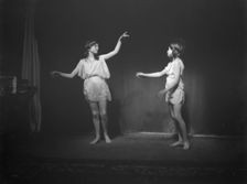 Elizabeth Duncan dancers and children, 1916 Creator: Arnold Genthe