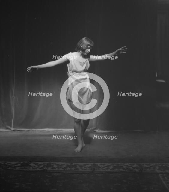 Elizabeth Duncan dancers and children, 1916 Creator: Arnold Genthe.