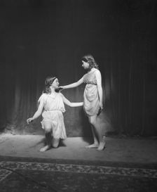 Elizabeth Duncan dancers and children, 1916 Creator: Arnold Genthe