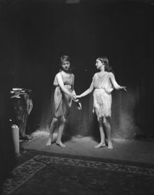 Elizabeth Duncan dancers and children, 1916 Creator: Arnold Genthe