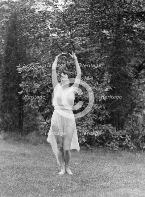 Elizabeth Duncan dancers and children, 1926 Creator: Arnold Genthe.
